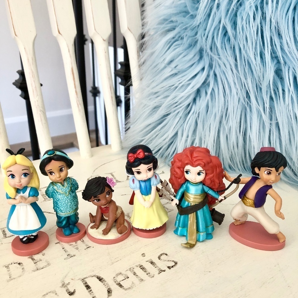 Disney, Animators Collection, Figurines, Cake Toppers, Lot of 6, Good Condition